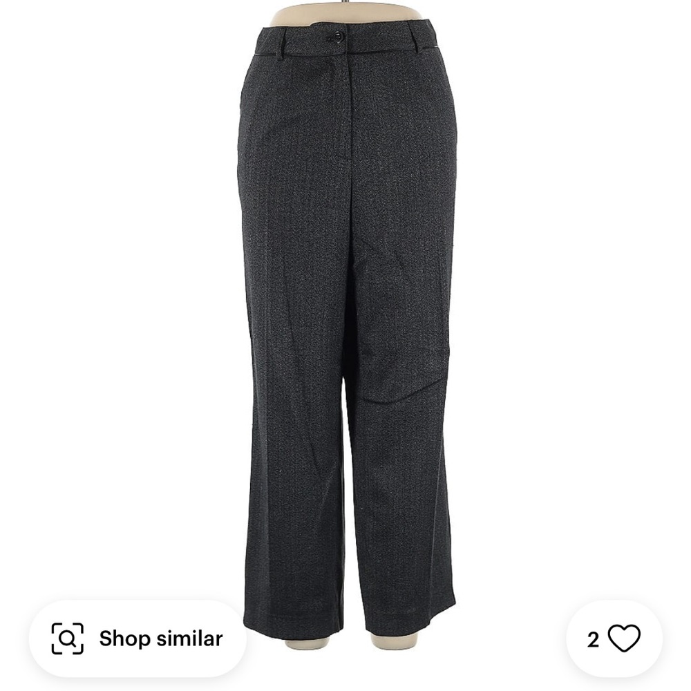Classic Black Wide-Leg Trousers